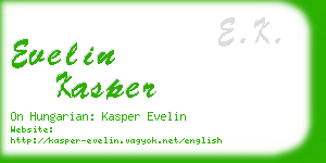 evelin kasper business card